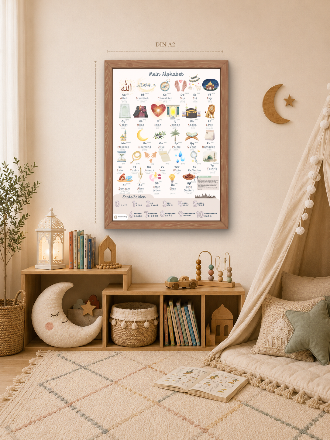 Mein Alphabet — Poster mit islamischen Begriffen