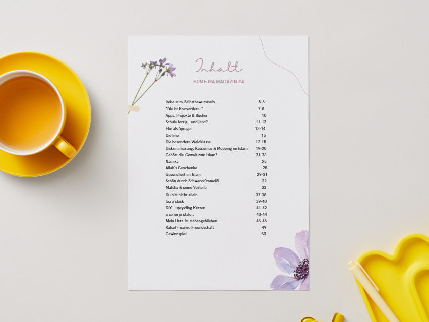Humejra Jugendzeitschrift Ausgabe 4