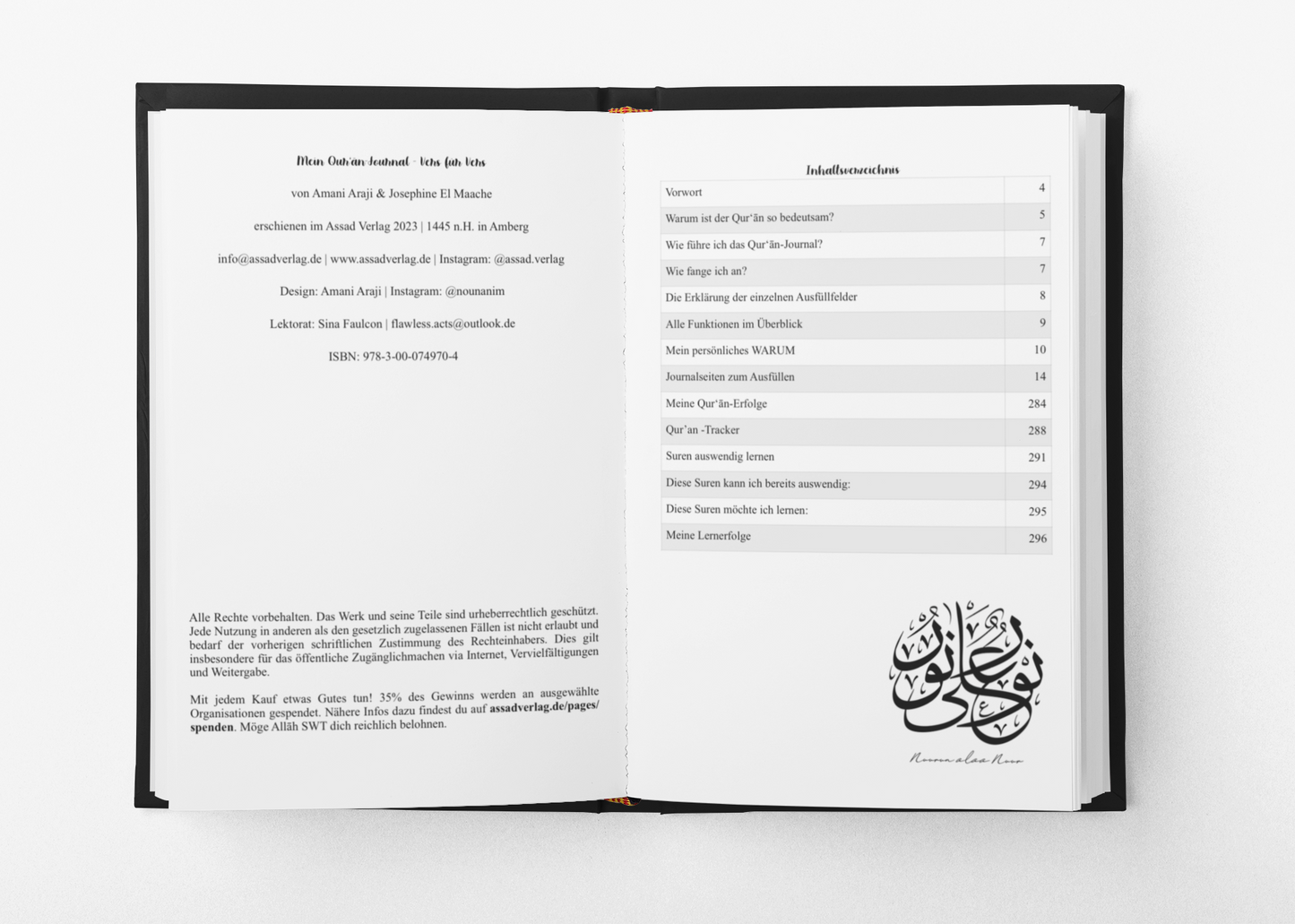 Qur’ān Journal Vers für Vers