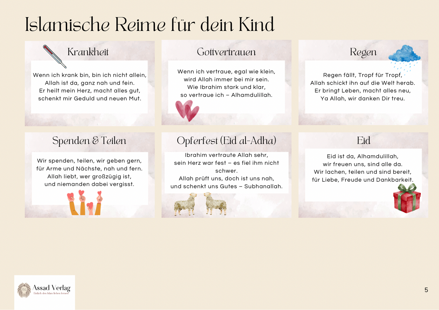 Islamische Reime für dein Kind 🌙
