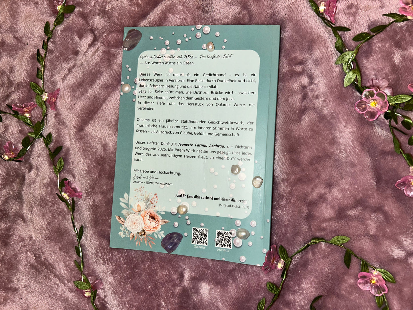 Versspuren eines Lebens in Dua