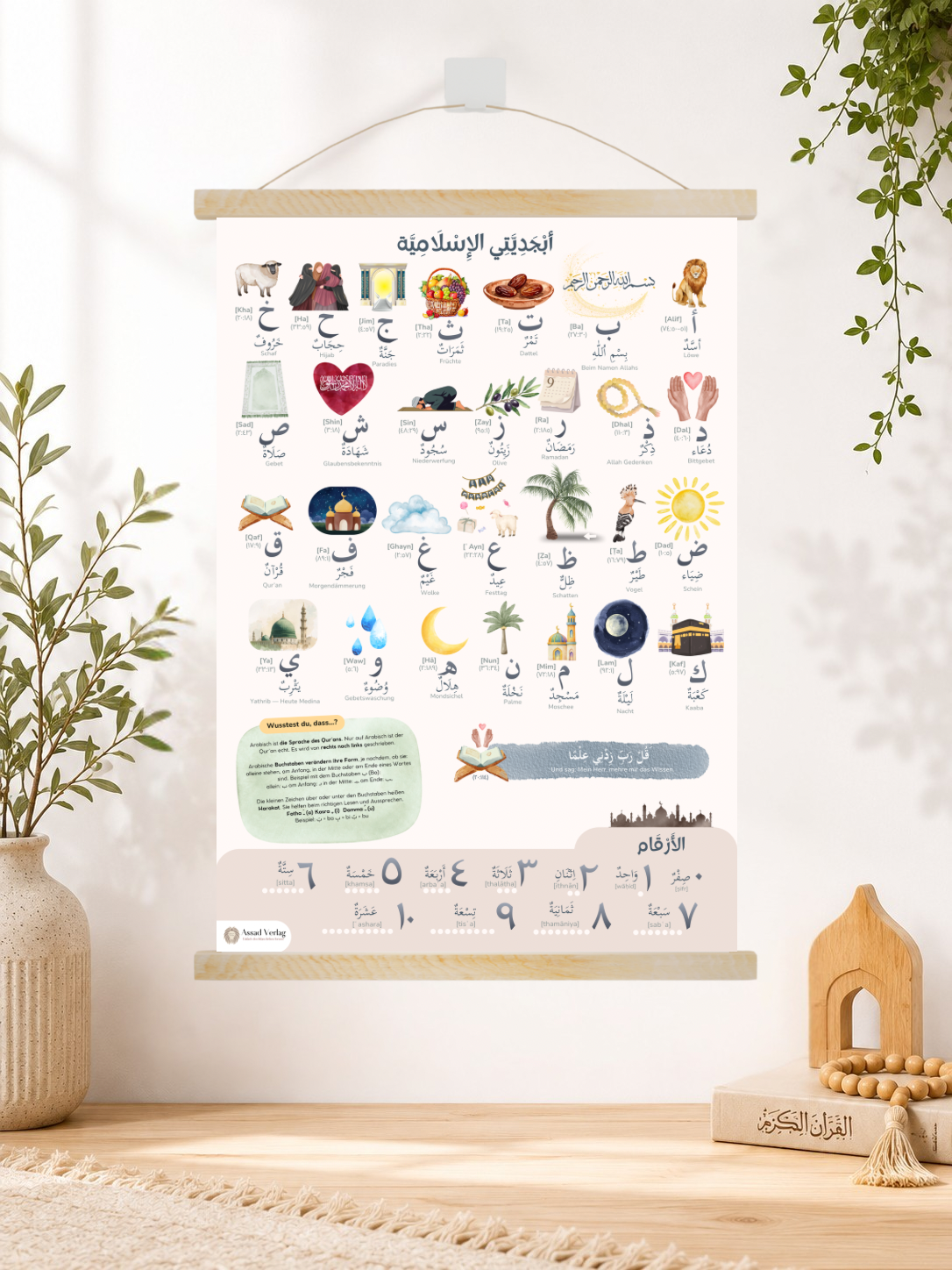 Mein Islamisches Alphabet — Poster auf arabisch