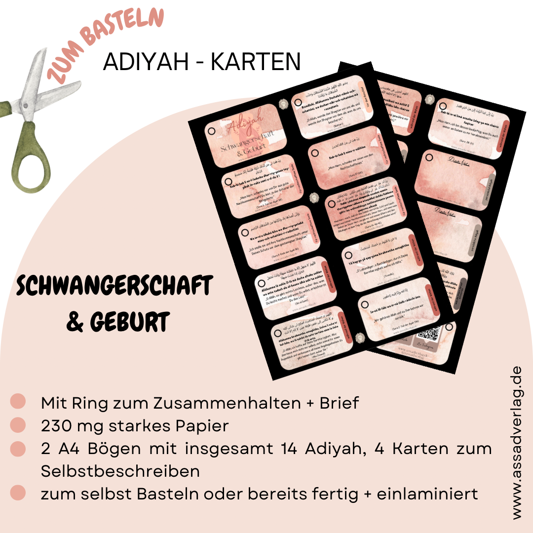 Adiyah-Karten (Schwangerschaft u. Geburt)